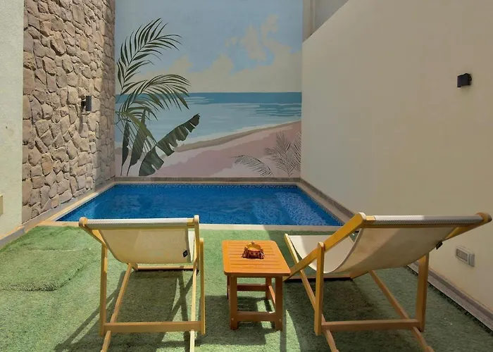 شقة 1 Bd Duplex With Private Pool And 2 Bathrooms الغردقة